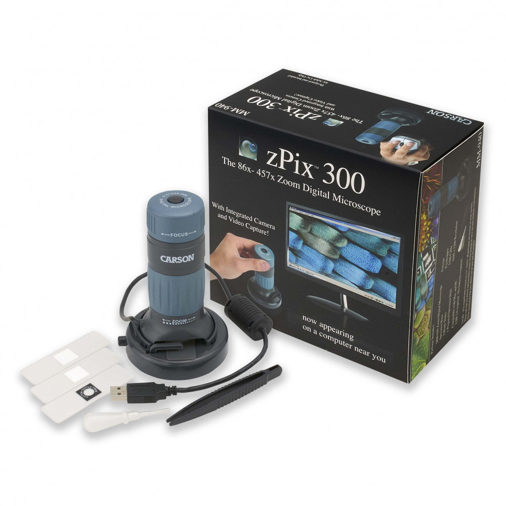 zPix 300 - 86x-457x Digitalt USB Mikroskop med Kamera og Videofu
