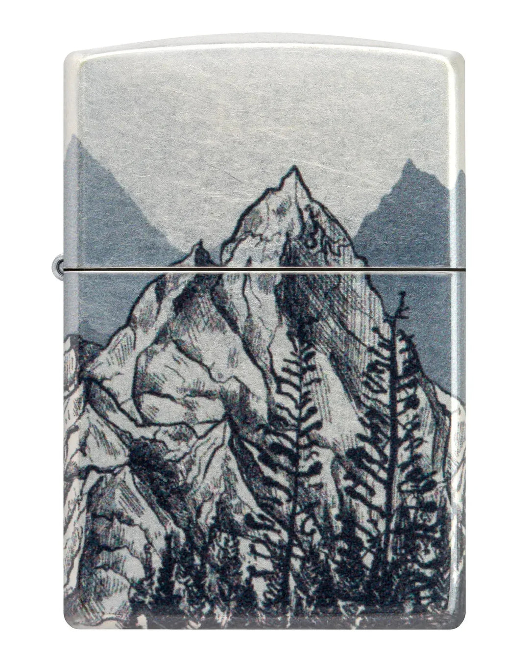 Abstrakt Mountain Sketch Motiv - Lighter - Game-On.no