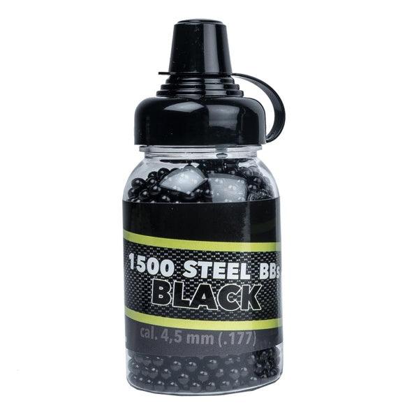 GO! Black BB Steel Shots - 1500stk - Game-On.no