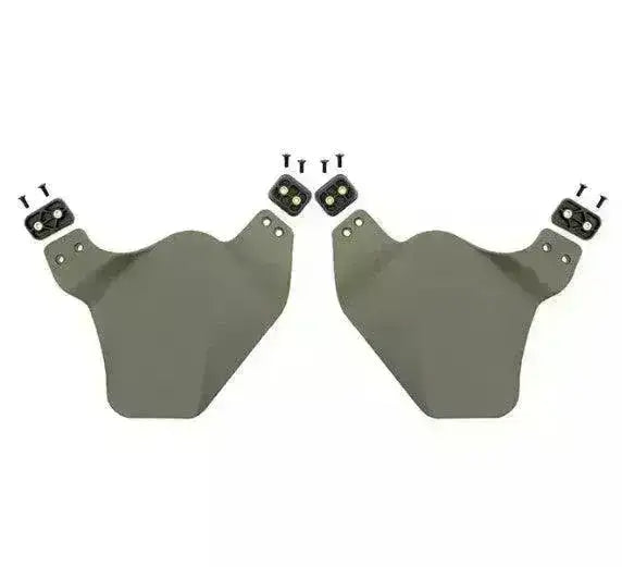 FMA Sidedeksel til FAST Hjelmer - Oliven - Game-On.no