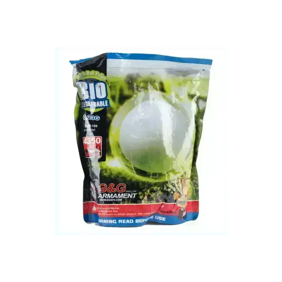 G&G BIO Softgunkuler 0.23g - 4350stk - Game-On.no