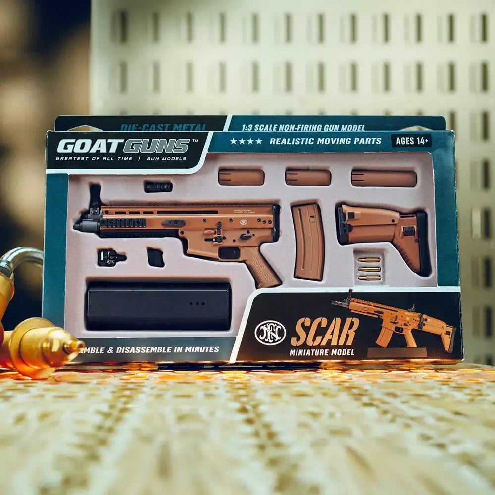 Goatguns - Mini SCAR - Replika Modell - TAN - Game-On.no