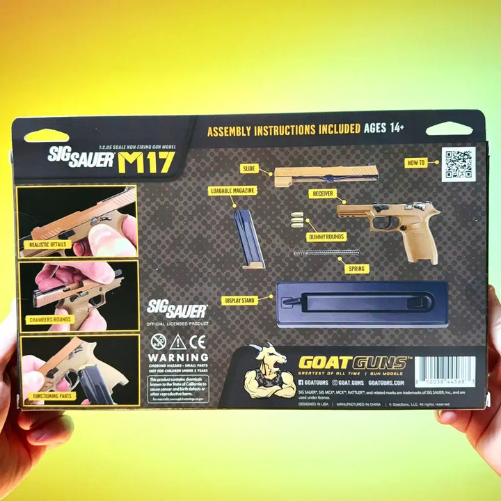 Goatguns - Mini Sig Sauer M17 Pistol - Coyote Tan - Replika Modell - Game-On.no