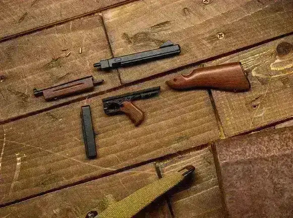 Goatguns - Mini Tommy Gun - Replika Modell - Svart - Game-On.no