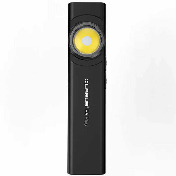 Klarus - E5 Svart - Oppladbar Tur og Lommelykt - 470 Lumen - Game-On.no