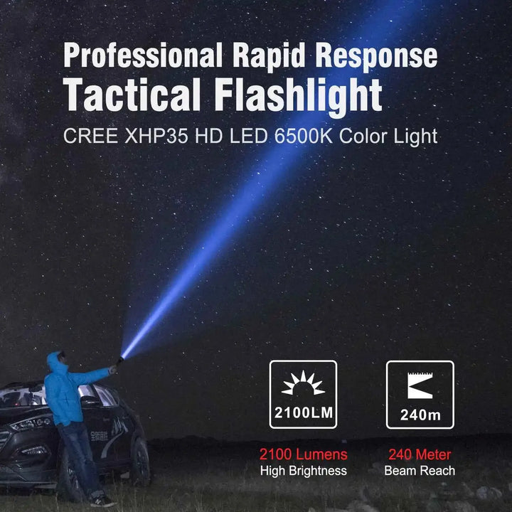 Klarus - XT2CR PRO - Kompakt og Kraftig Lommelykt - 2100 Lumen - Game-On.no