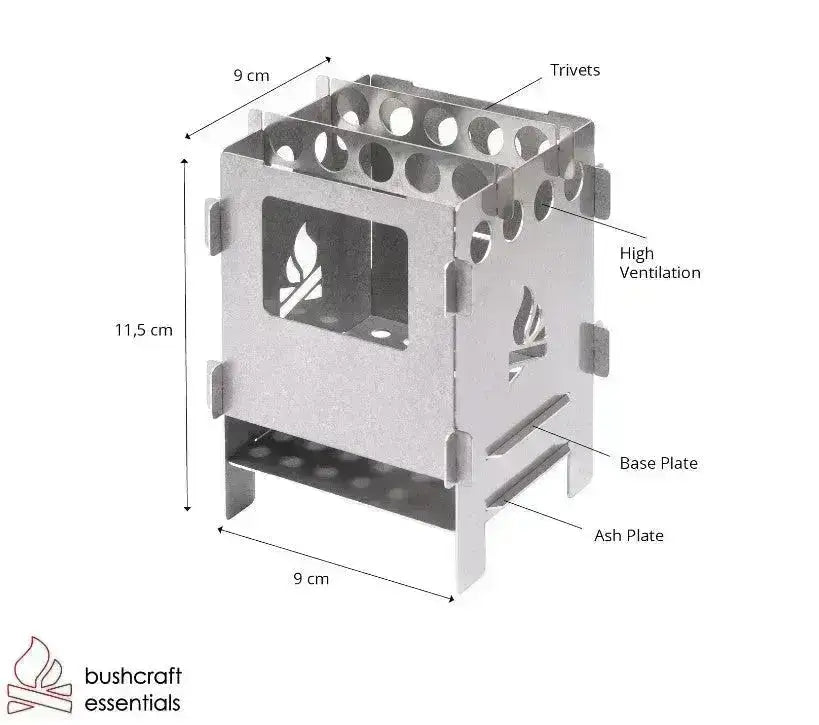 Kvistbrenner Bushbox Kompakt Pocketstove - Game-On.no