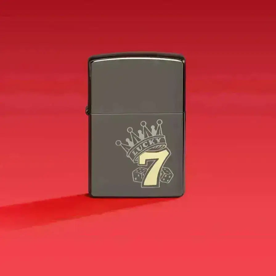Lucky 7 Motiv - Lighter - Game-On.no
