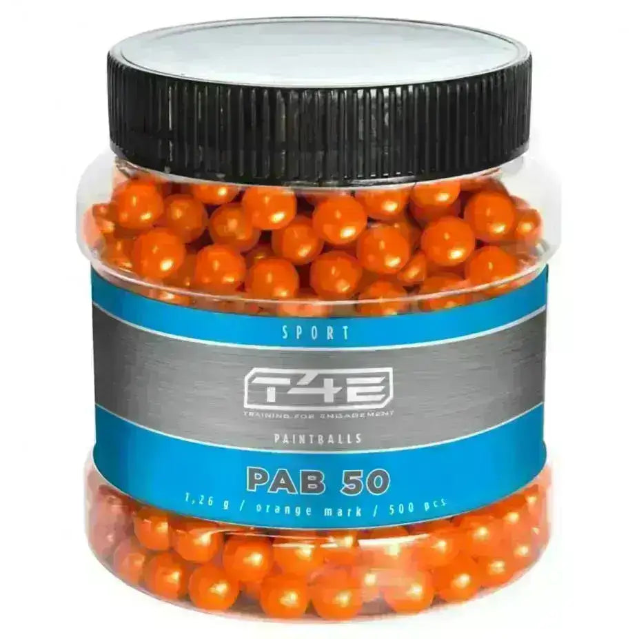 Malingskuler til T4E - .50CAL - 500stk - Oransje - Game-On.no
