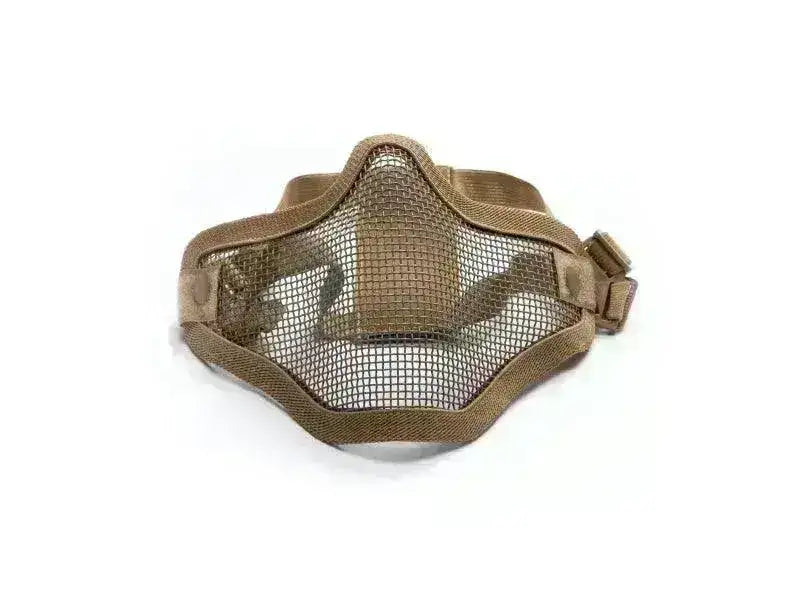 Mesh Maske med Gitter - Tan - Game-On.no
