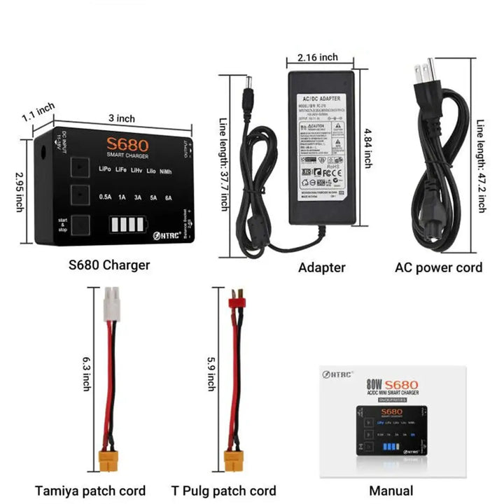 Mini Multi Intelligent Balance Lader - For Alle Typer Batterier 1-6C - Game-On.no