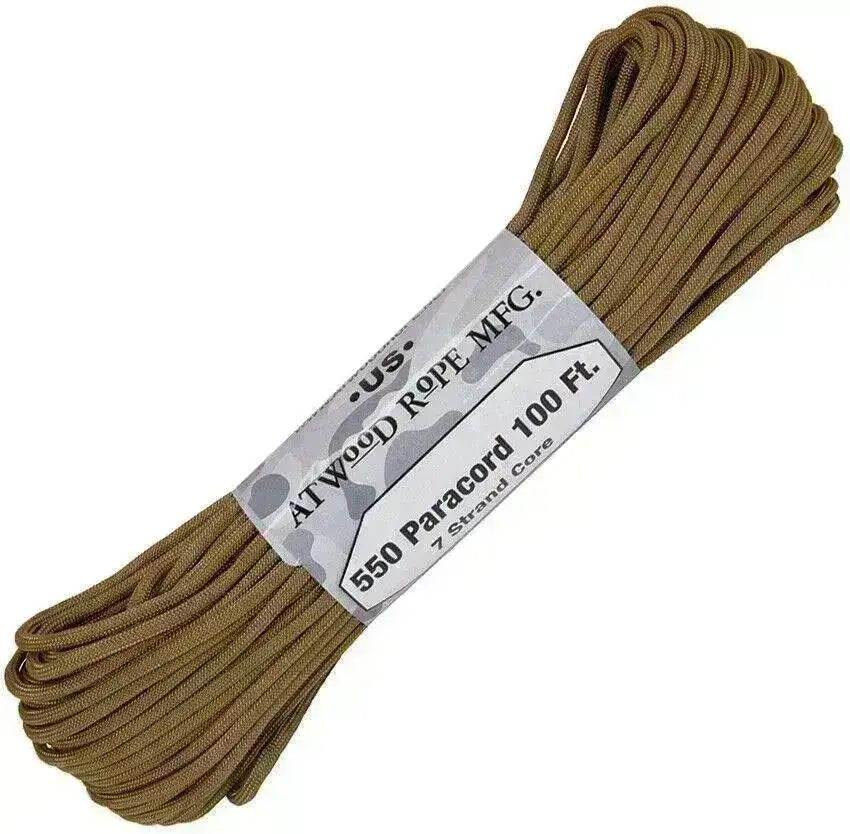 Paracord - Coyotefarget - 30 meter Bunt - Game-On.no
