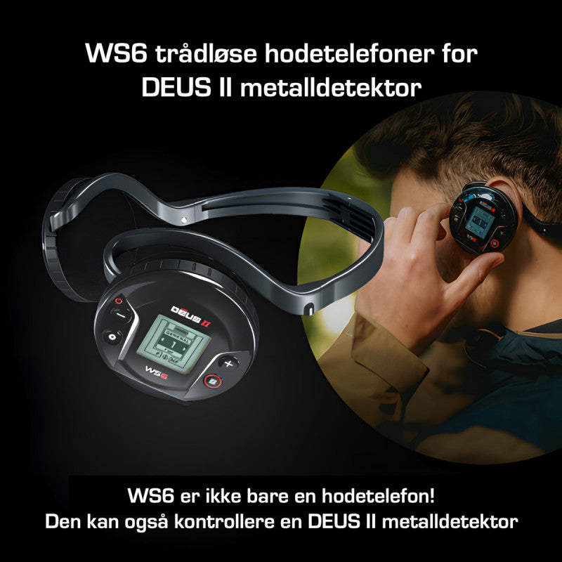 XP - DEUS II WS6 Master Metalldetektor - Den Letteste Toppmodellen fra XP
