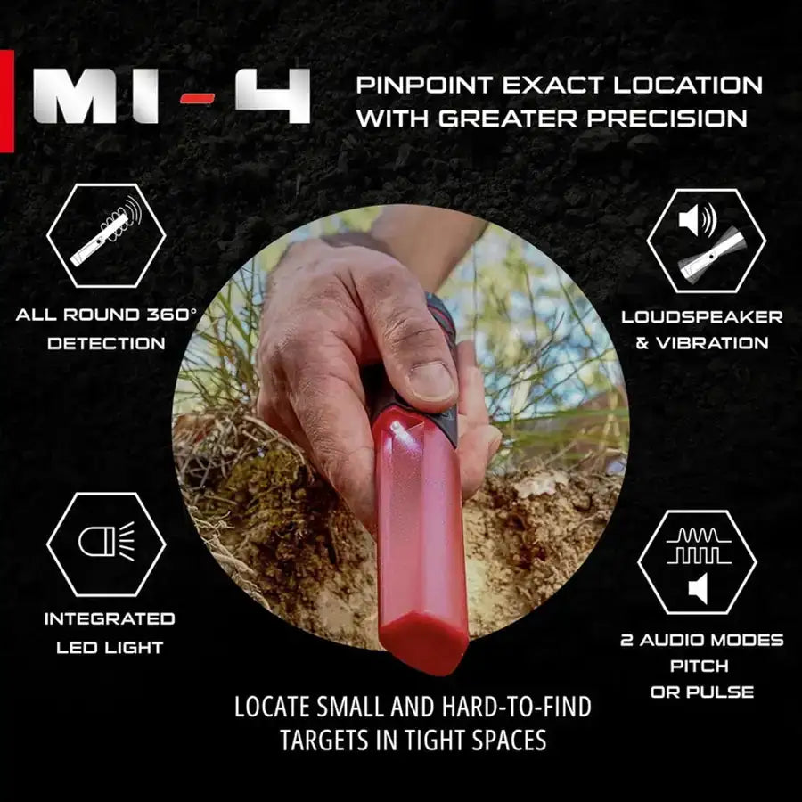 XP - MI-4 Pinpointer - Vanntett Finsøker - Game-On.no
