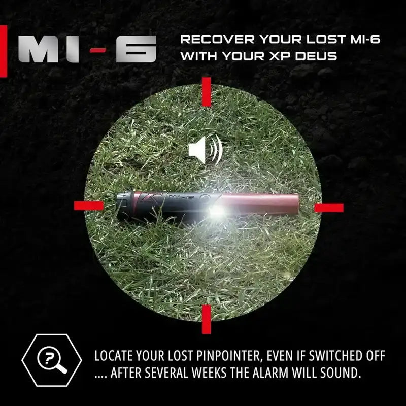 XP - MI-6 Pinpointer - Vanntett Finsøker med Trådløs Kobling - Game-On.no