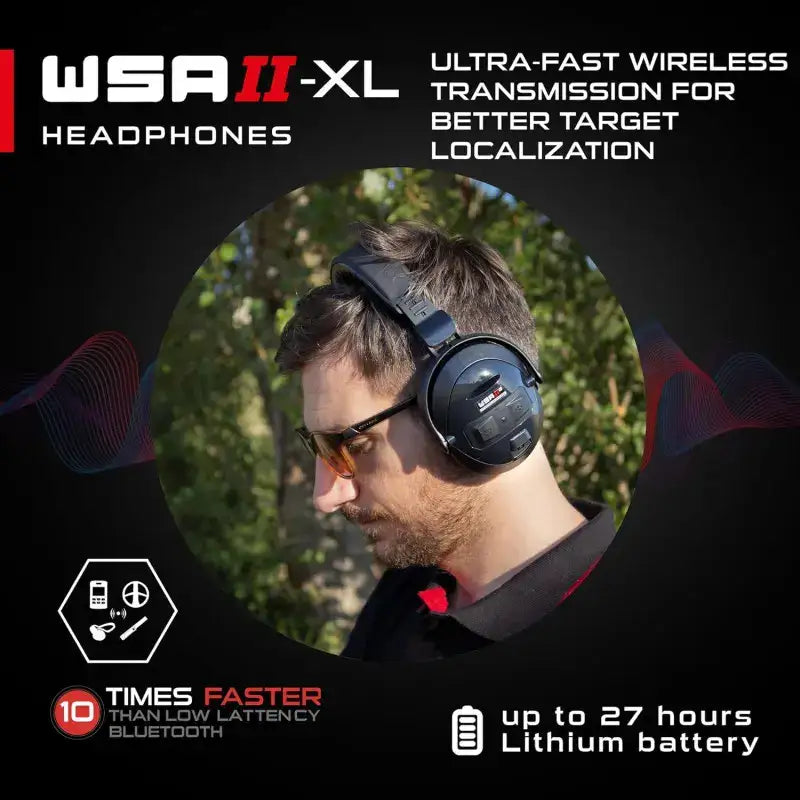XP - WSA II -XL Trådløse Hodetelefoner til DEUS II - Game-On.no