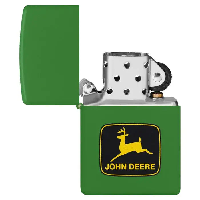 Zippo - John Deer Motiv - Moss Green Lighter - Game-On.no