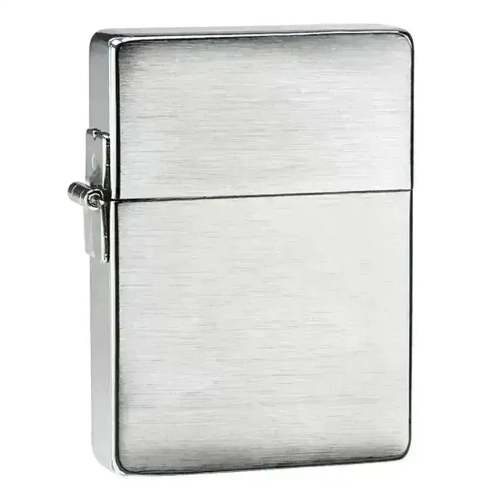 Zippo Lighter - 1935 Replica i Børstet Stål - Game-On.no