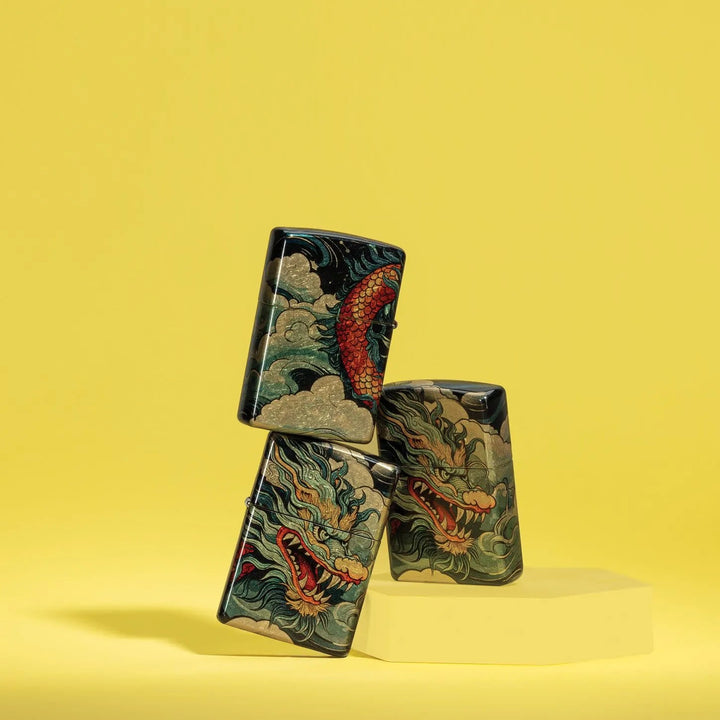 Zippo Lighter - 540 Dragon Fusion Design - Game-On.no