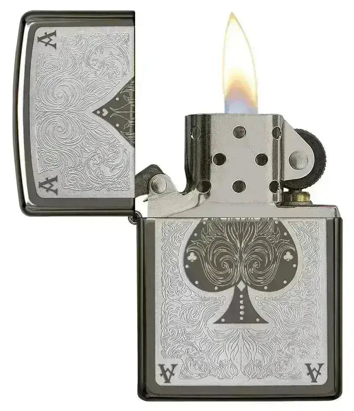 Zippo Lighter - Ace Filigree - Game-On.no