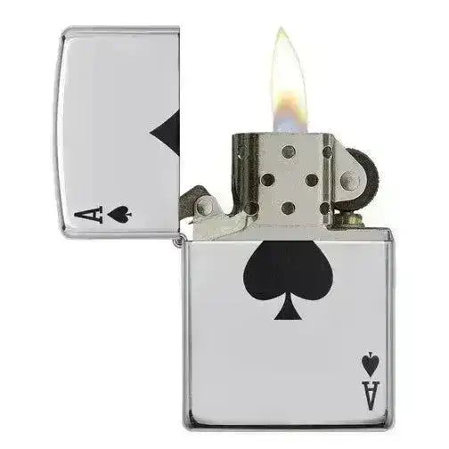 Zippo Lighter - Ace of Spades Design - Game-On.no