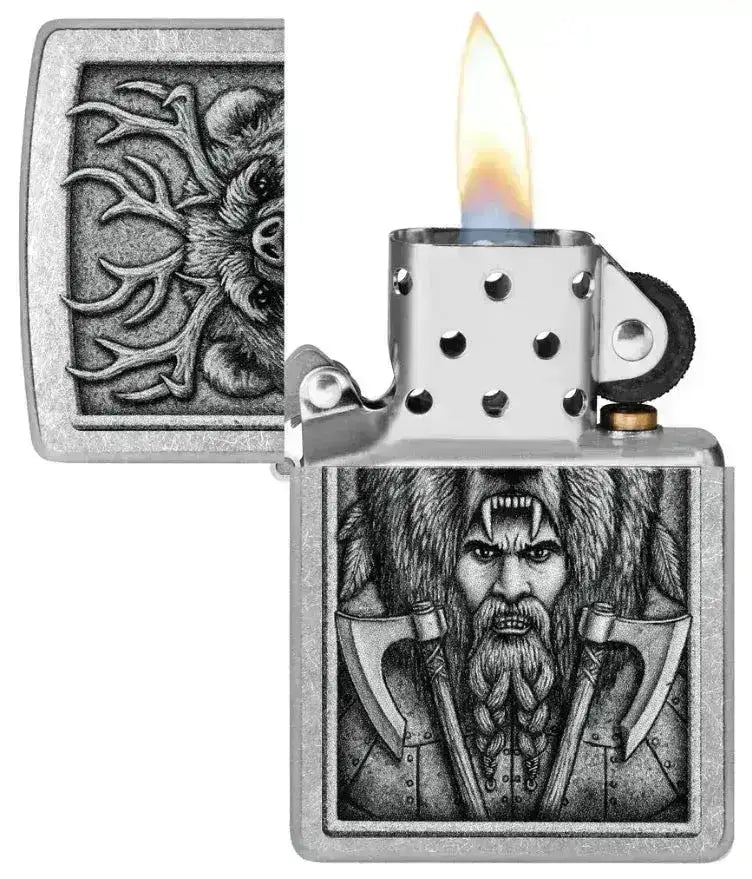 Zippo Lighter - Barbar Motiv - Game-On.no