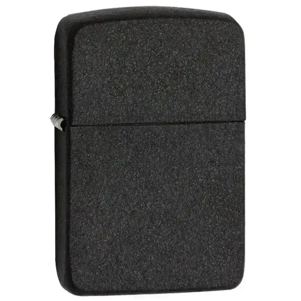 Zippo Lighter - Classic Black Crackle - Game-On.no