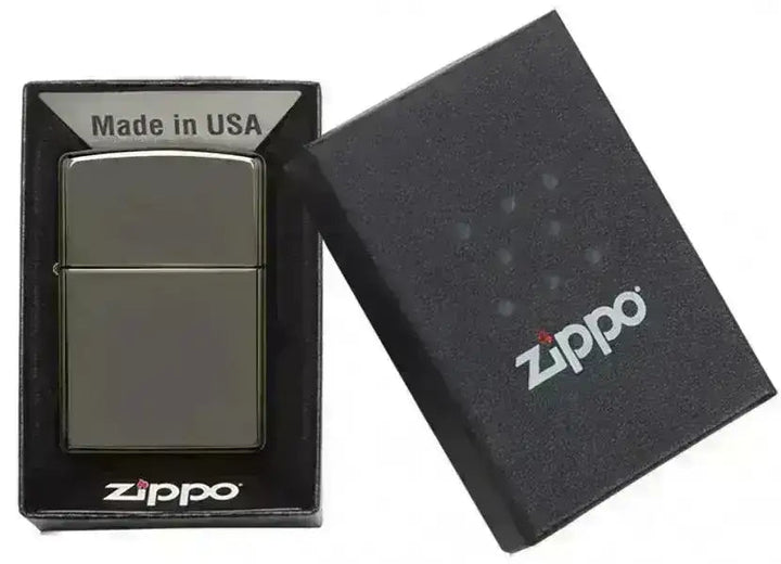 Zippo Lighter - Classic Black Ice - Game-On.no