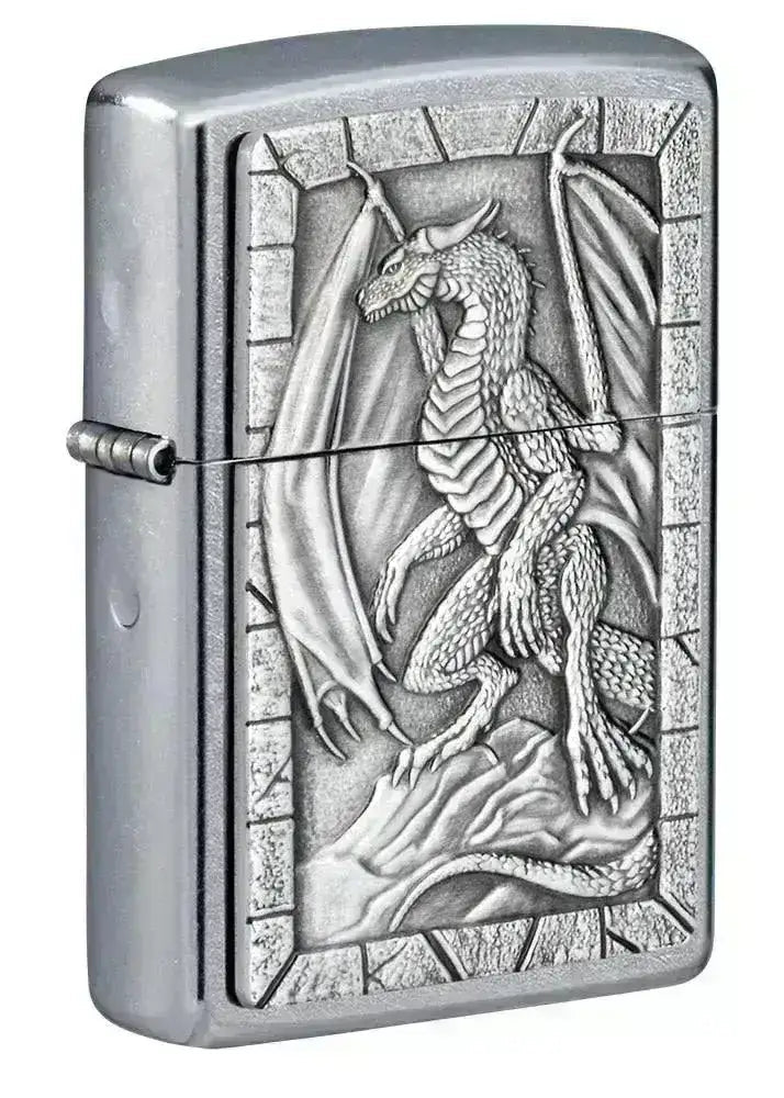 Zippo Lighter - Drage 2 Emblem - Game-On.no