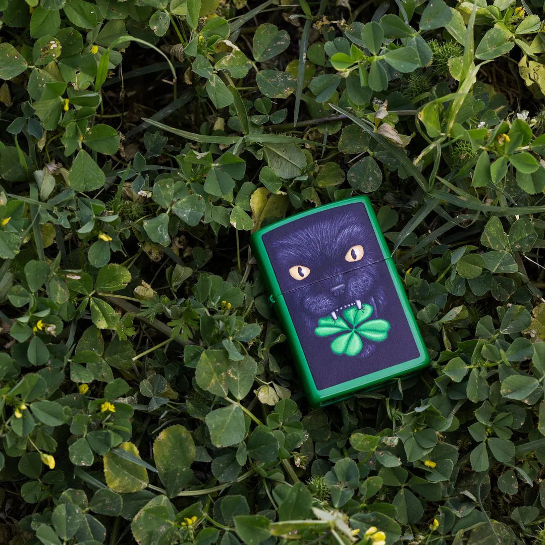 Zippo Lighter - Feline Lucky Design - Game-On.no