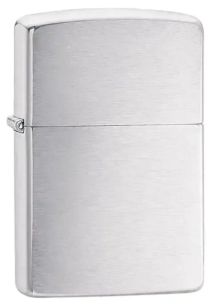 Zippo Lighter - Klassisk Børstet Krom - Game-On.no