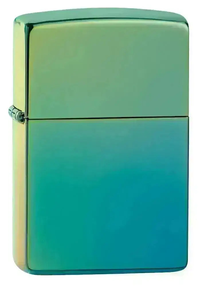 Zippo Lighter - Klassisk Høypolert Teal - Game-On.no