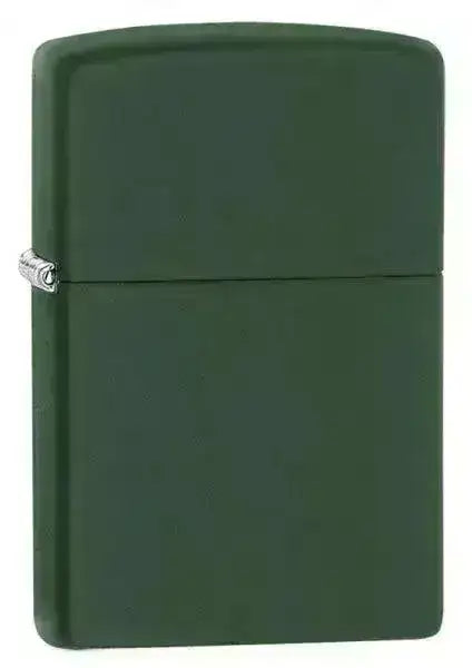 Zippo Lighter - Klassisk Matt Grønn - Game-On.no