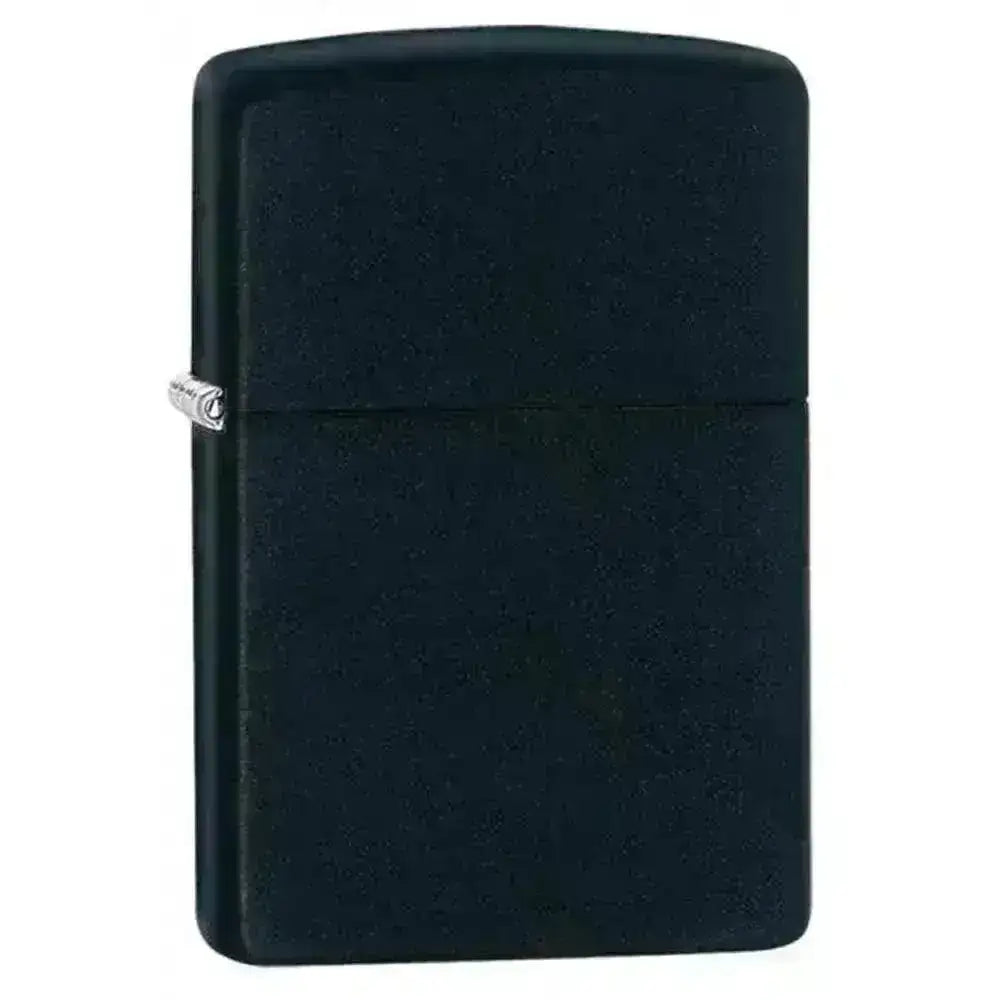 Zippo Lighter - Klassisk Matt Svart - Game-On.no