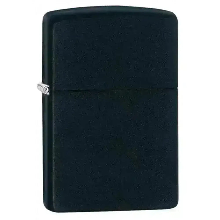 Zippo Lighter - Klassisk Matt Svart - Game-On.no
