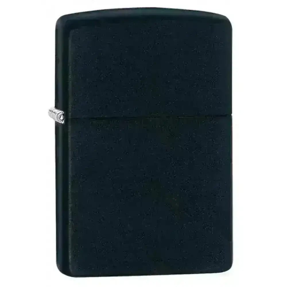 Zippo Lighter - Klassisk Matt Svart - Game-On.no