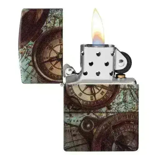 Zippo Lighter - Kompass 360 Design - Game-On.no