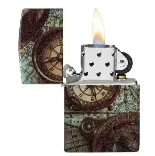 Zippo Lighter - Kompass 360 Design - Game-On.no