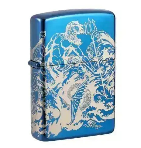Zippo Lighter - Poseidon Atlantis Design - Game-On.no