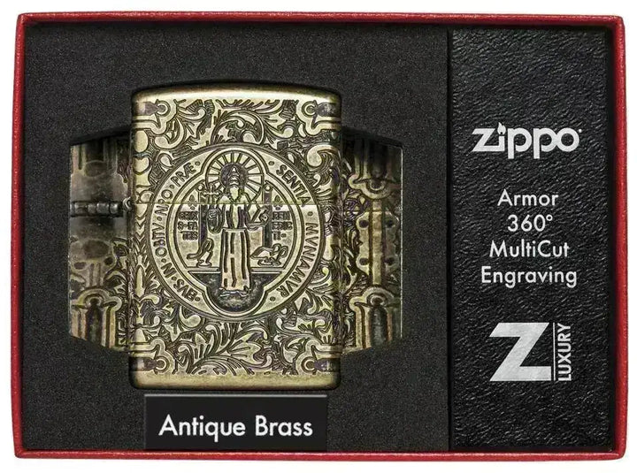 Zippo Lighter - St. Bendik - Armor 360 Degree Limited - Game-On.no