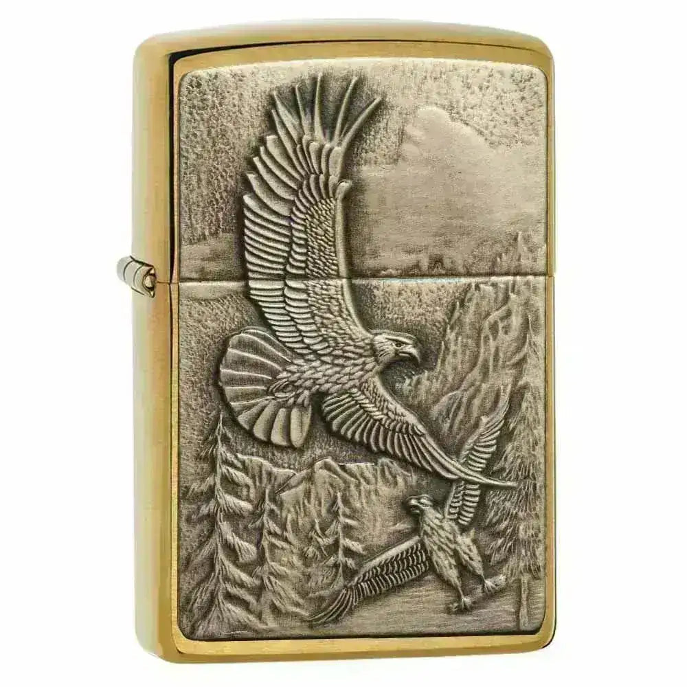 Zippo Lighter - Svevende Ørn - Game-On.no