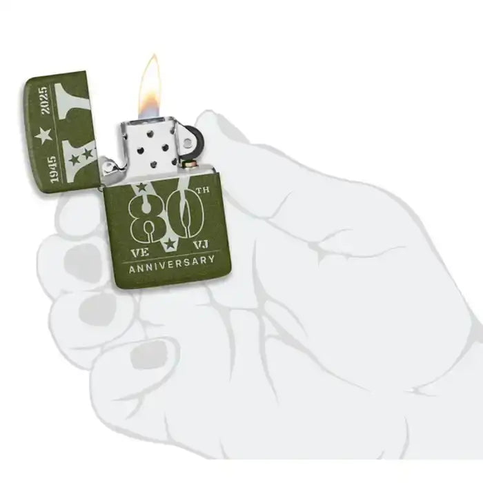 Zippo - Victory VE/VJ 80th Anniversary - Collectible Limited Edition Lighter - Game-On.no
