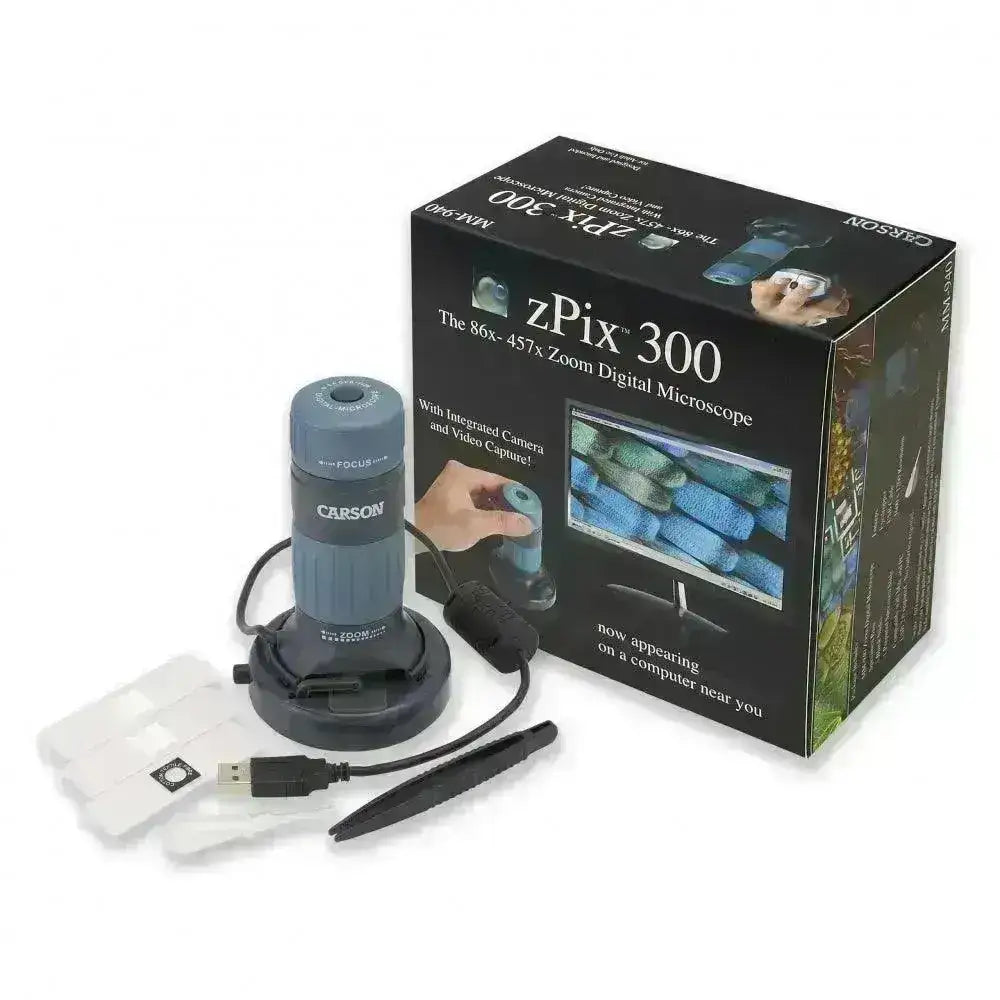 zPix 300 - 86x-457x Digitalt USB Mikroskop med Kamera og Videofu - Game-On.no